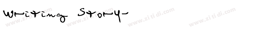 Writing Story字体转换